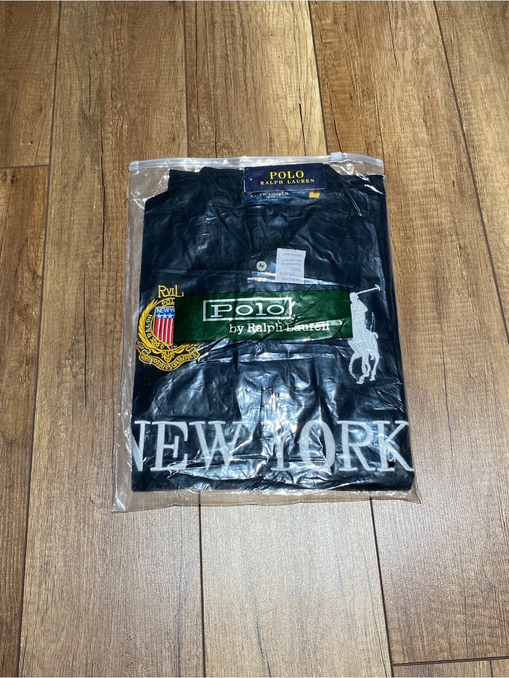 Polo Ralph Lauren Mens Black and White Polo Shirt Short Sleeve Brand New Medium - Picture 13 of 14